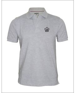 GJUST Grey Melange Polo  